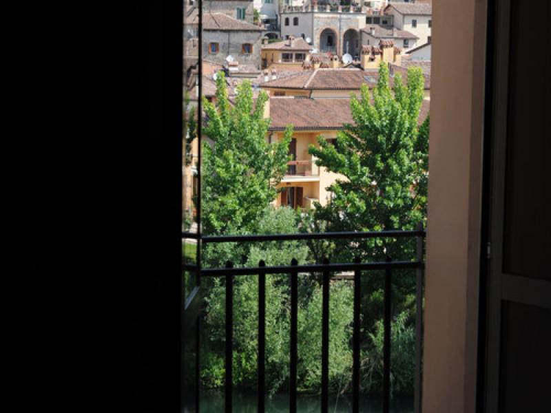 Il panorama sul fiume Velino dalle camere Hotel Cavour Rieti